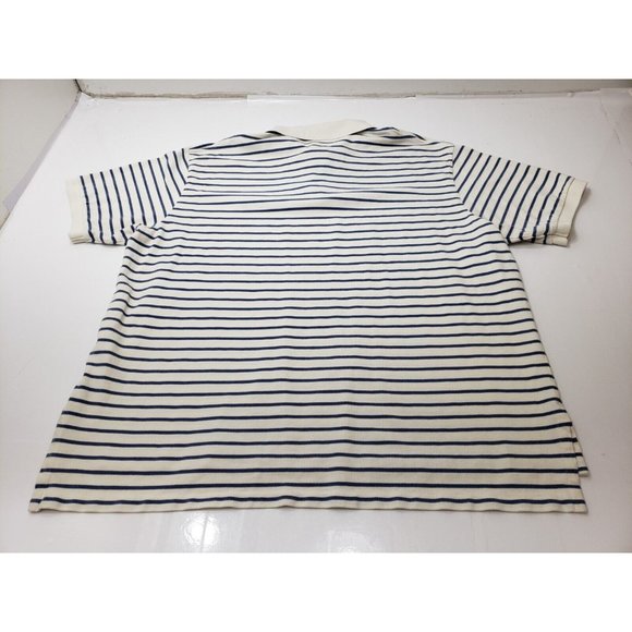 Polo By Ralph Lauren Mens Shirt Polo Short Sleeve Collared Striped White 2XB Big - Picture 6 of 9